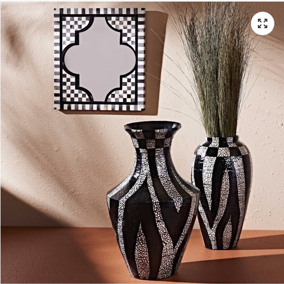 Mackenzie-Childs Zebra Floor Vase - Picture 2 of 2